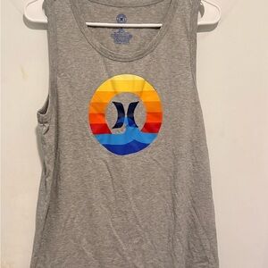 Men's Hurley Hibiscus Graphic Tank Top